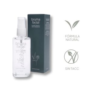 Bruma facial herbal de lavanda y rosas 60 ml