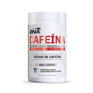 Suplemento deportivo cafeína 200 mg (60 cápsulas)
