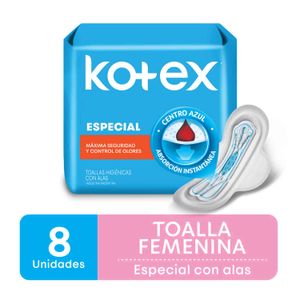 Toalla femenina  especial (8 unidades)