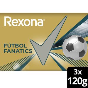 Jabón en barra futbol fanatics 120 gr (3 unidades)