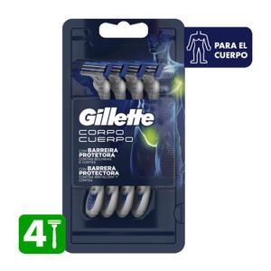 Máquina afeitar cuerpo (4 unidades)