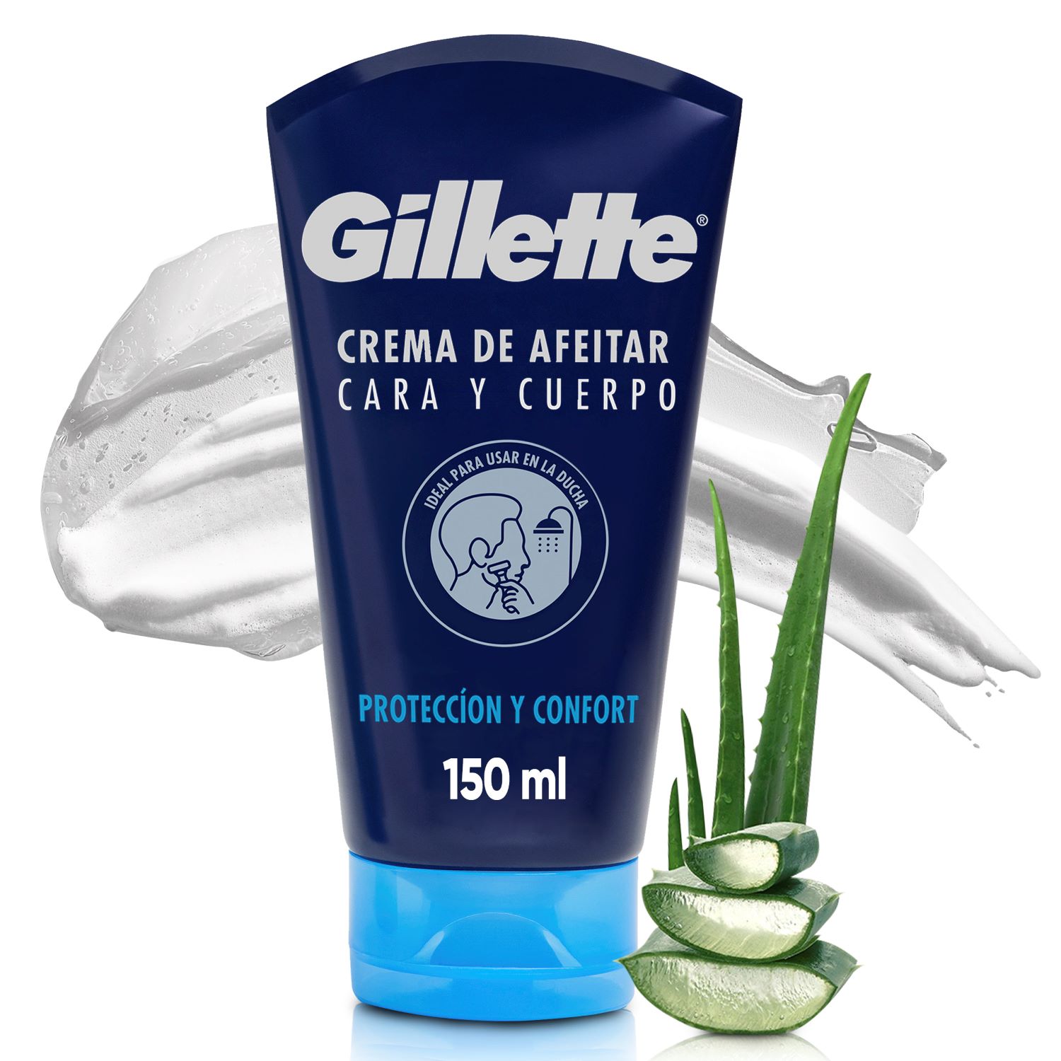 Crema de afeitar cara y cuerpo 150mL