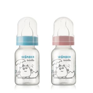 Biberon con tetina de silicona talle 1 125 ml