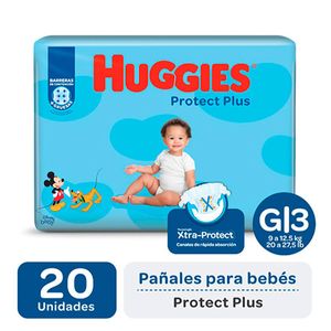 Pañal protect plus g (20 unidades)