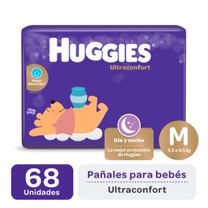 Pañales ultraconfort talle m (68 unidades)