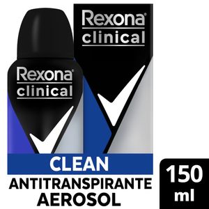 Antitranspirante en aerosol clinical clean 150 ml