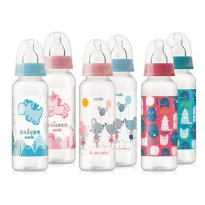 Biberon estandar tetina de silicona talle 1 250 ml
