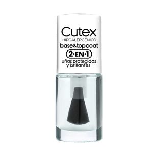 Esmalte tratamiento base & top coat 2 en 1