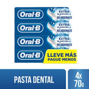 Pasta dental bicarbonato 70 gr (4 unidades)