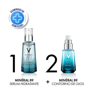 Combo 1 Mineral 89 Booster 50ml + Mineral 89 Contorno de Ojos 15ml