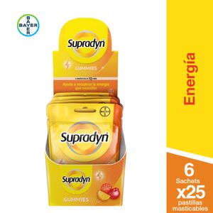 Supradyn Gummies Suplemento Dietario Multivitamínico con Q10 x6 Sachets