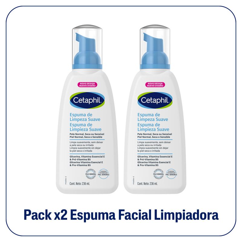 77699 Pack x2 Espuma Facial Limpiadora