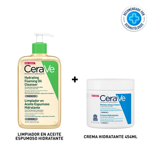Combo 4 Aceite de Limpieza + Crema Hidratante 454ml